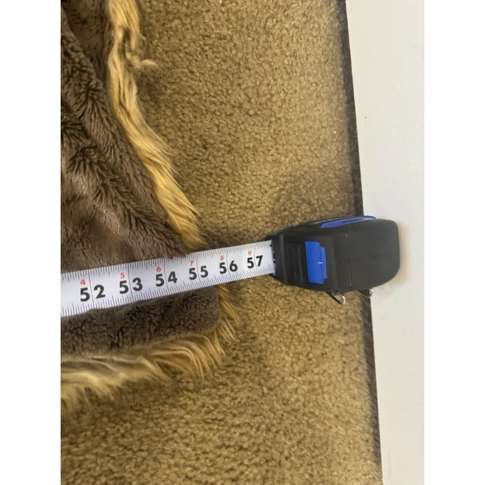 WILD MANNARED Throw  Blanket 58”X 58